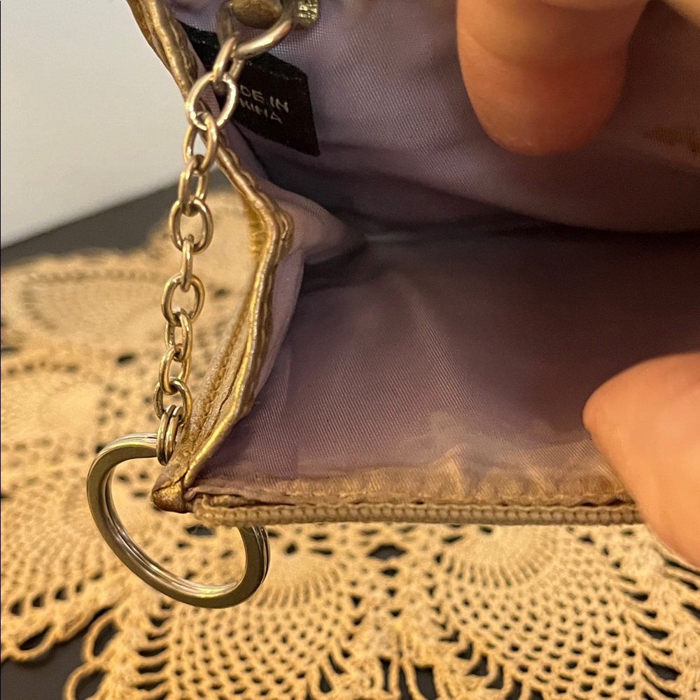 Coach Metallic Gold Coin/ Keyfob - Picture 7 of 7